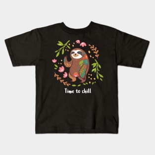 Chill Sloth Kids T-Shirt